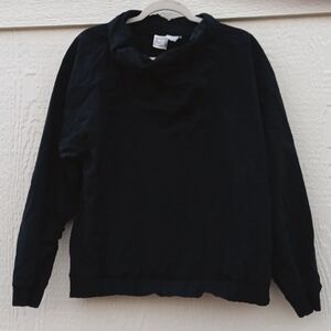 Vintage Nike black windbreaker pullover jacket sz large